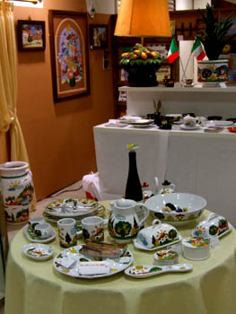 イタリア職人の手作り陶器販売