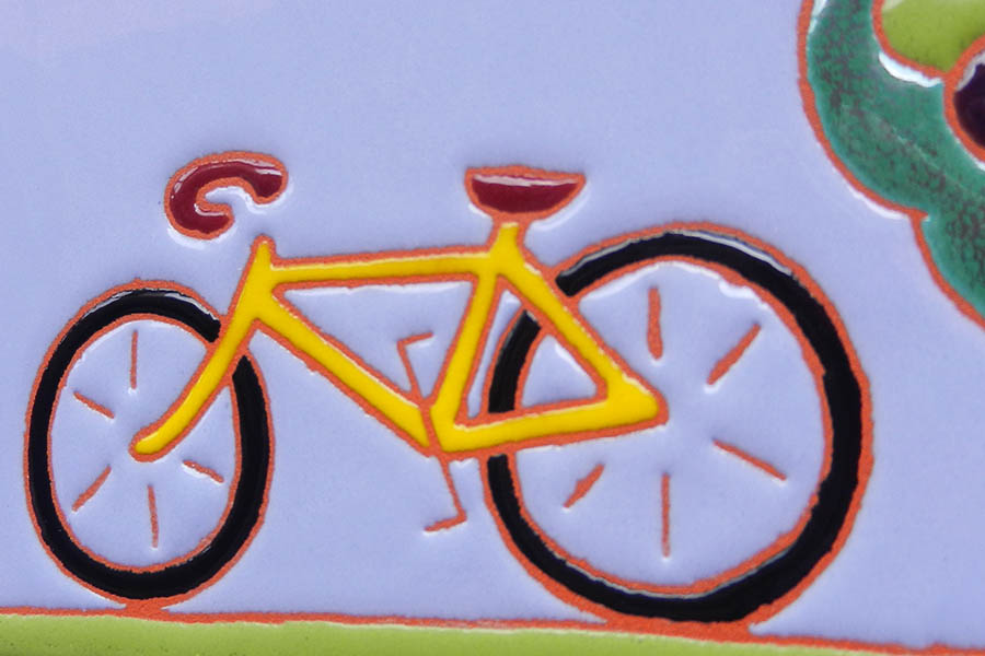 自転車の表札