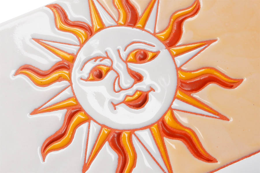 太陽のタイル表札