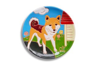 愛犬のオリジナル飾り皿